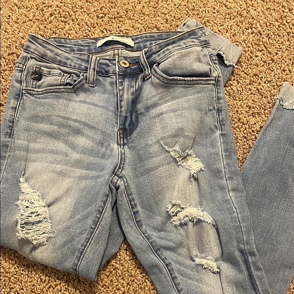 KanCan size 3/25 Distressed Blue Jeans